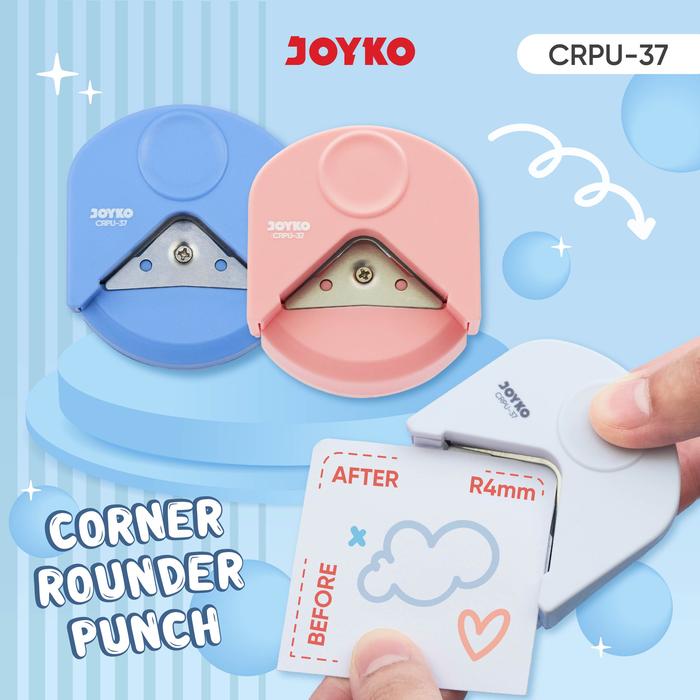 Gambar JOYKO Corner Rounder Punch Pemotong Sudut Bulat CRPU-37 dari Joyko Indonesia Kota Administrasi Jakarta Utara Tokopedia