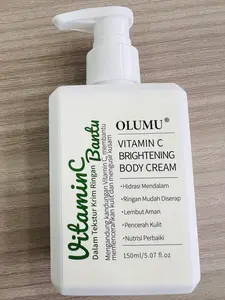 OLUMU Vitamin C Bright Body Cream Susu Tubuh Pelembab dalam Menyerap warna kulit yang cerah