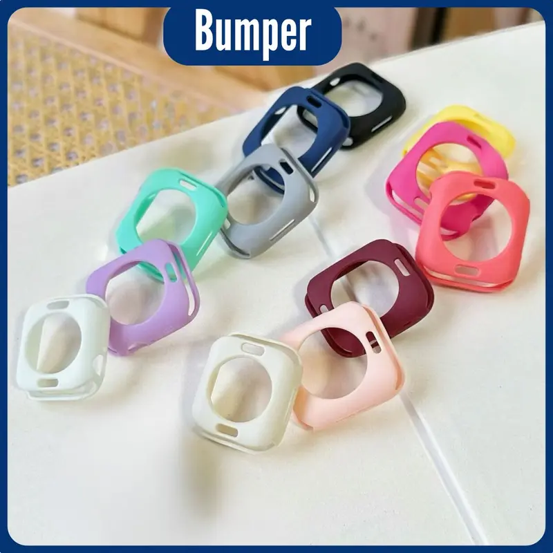 MUZ Bumper untuk Smartwatch ukuran 38mm 40mm 42mm 44mm 45mm TPU 0