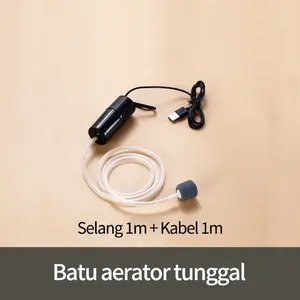 USB Aerator Mini Portable Pompa Aquarium Pompa Gelembung/Aerator Aquarium USB Pompa Udara/Aerator senyap