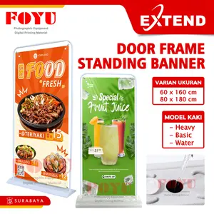 Extend Tripod Stand Display Banner Poster Menu Door Frame 60x160cm 80x180cm DR-180 DR-160