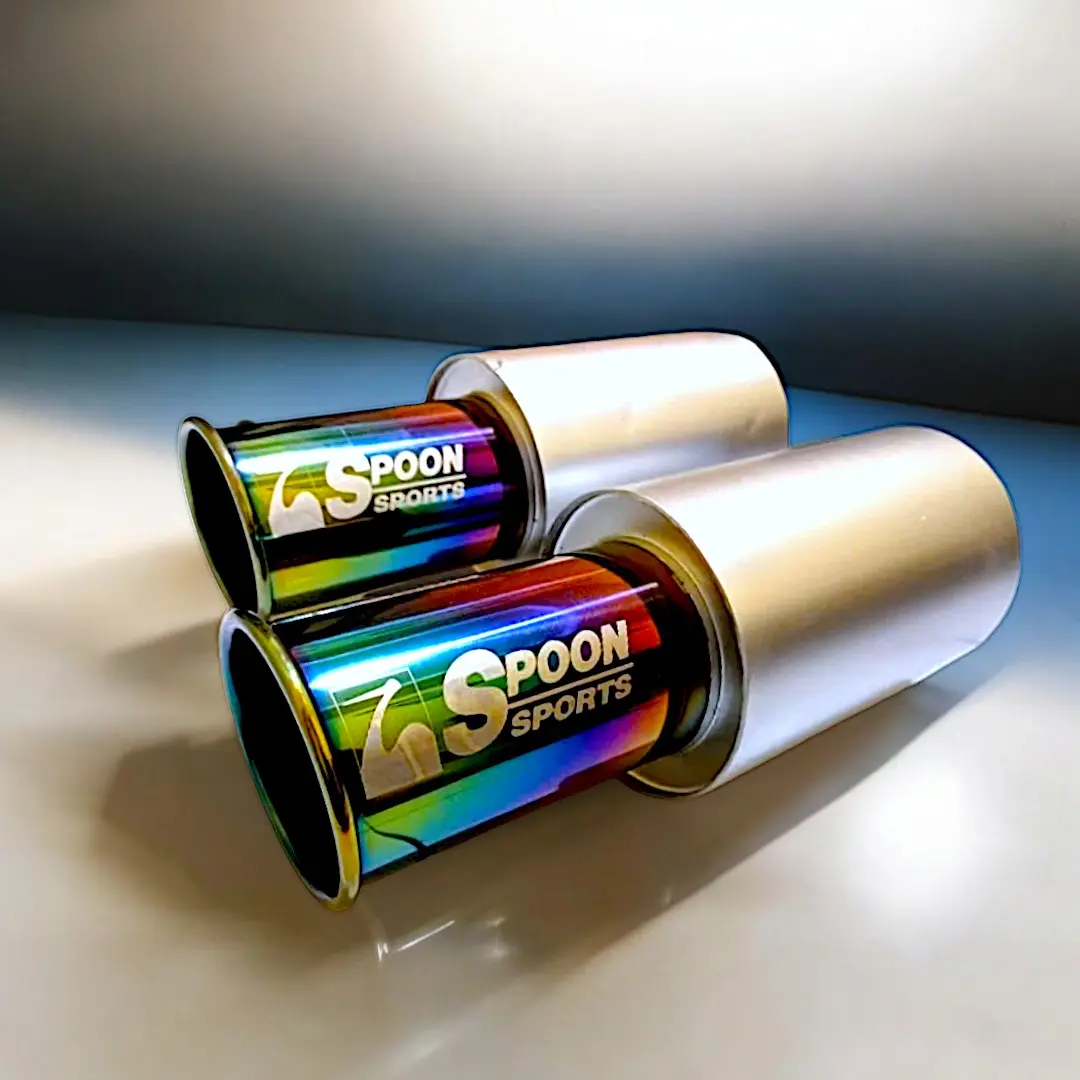 KNALPOT MOBIL RACING SPOON SPORTS SUARA BASS BULAT galvanis+stainless blumond UNTUK SEMUA JENIS MOBIL Motorcycle