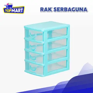 TOPMART - LACI MINI Container 4 Susun / 5 Susun – Tempat Kosmetik, Alat Tulis & Aksesoris Serbaguna