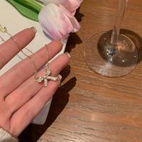 Gambar LULA ROSE Kalung pita berlian titanium steel, tampilan mewah elegan, cocok sehari‑hari & acara spesial - XL61 dari Lula Rose Store Kab. Tangerang 2 Tokopedia