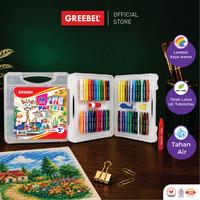 Gambar GREEBEL Crayon Krayon Kids 48 Warna / Kids Oil Pastel 48C (KOP48) Crayon Set Mewarnai Professional dari GREEBEL Kota Administrasi Jakarta Barat 1 Tokopedia