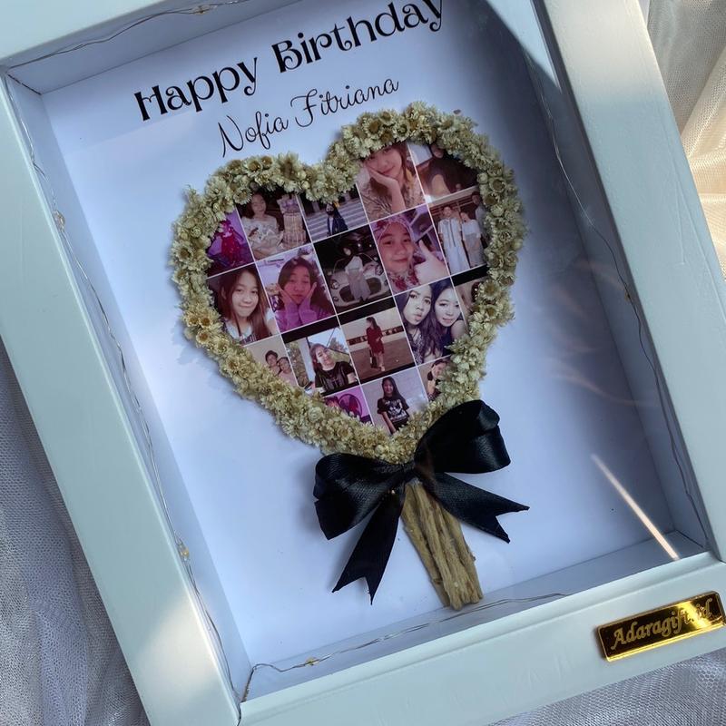Sample Gift Frame Gift Frame 3D bentuk LOVE dengan foto / Gift Birthday / Gift - Shop ...