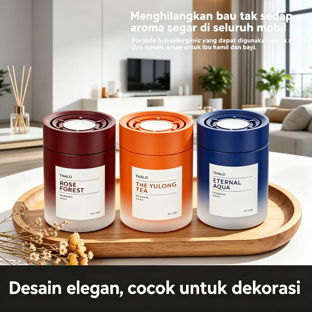Parfum Mobil 180g 2026 Terbaru Tahan Hingga 90 Hari Aroma Segar Alami Penghilang Bau Tak Sedap Antibakteri 99.99% Hypoallergenic Aman Untuk Ibu Hamil Dan Bayi Cocok Untuk Rumah Kantor Kamar Tidur Dan Semua Jenis Kendaraan COD Tersedia