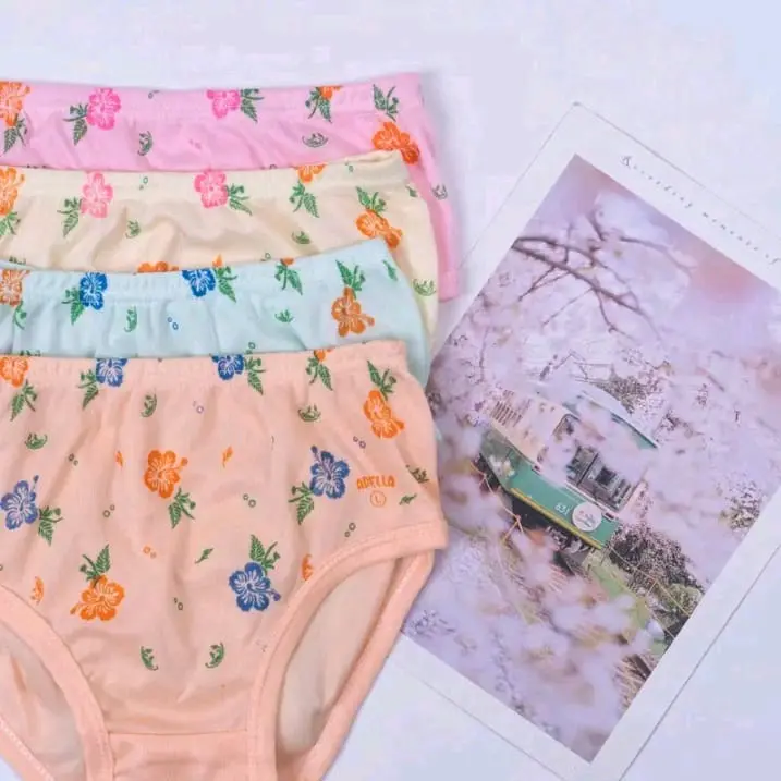 12 Pcs / 1 Lusin / Lusinan Celana Dalam Obral Murah L XL 3L 4L 5L murah Bunga Dewasa 3