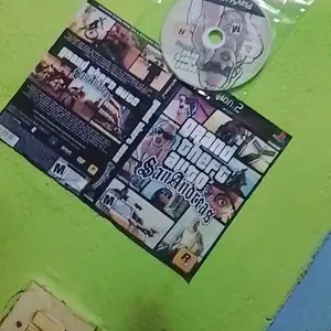 Kaset Game PS2 GTA SA Grand Theft Auto San Andreas DVD