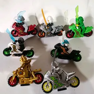 Mainan Brick NINJAGO SENJATA+MOTOR Building