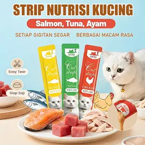 OYISl 10~50pcs Camilan Kucing Premium/Makanan Kucing Basah / Camilan Kucing Penambah Berat Badan / Camilan Kucing Basah dengan Tekstur Krim Makanan Kucing Berkualitas Premium, Camilan Kucing Lezat dan Bergizi