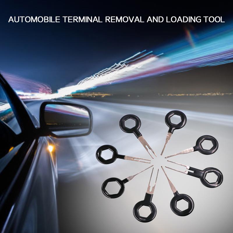 11PCS Automotive Plug Terminal Removal Tool Car Electrical Wire Crimp Connector Pin Extractor Kit Key Pin Removal Tool 8