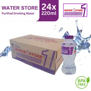 Water Store Air Minum 220ml pak isi 24pcs aqua