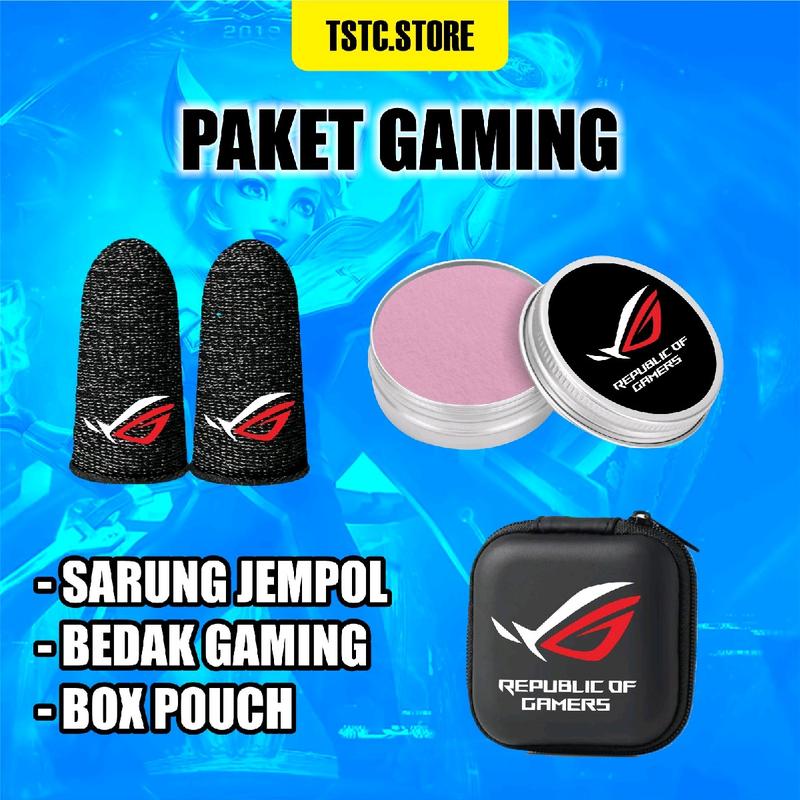 SARUNG GAME SHARK ISI BOX + BEDAK GAMING  ANTI KERINGAT SENSITIF GAMING SUPER SOFT PREMIUM Accessories Komputer 3