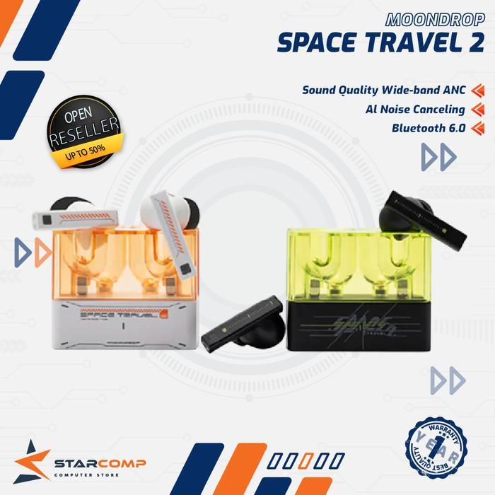 Gambar Moondrop Space Travel 2 2nd Gen Space Travel Bluetooth 6.0 13mm Dynamic Driver - Black dari Starcomp Solo Kab. Banyumas Tokopedia
