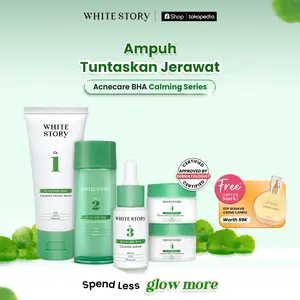 White Story New Acne Care BHA Calming Set - Paket Wajah Anti Jerawat