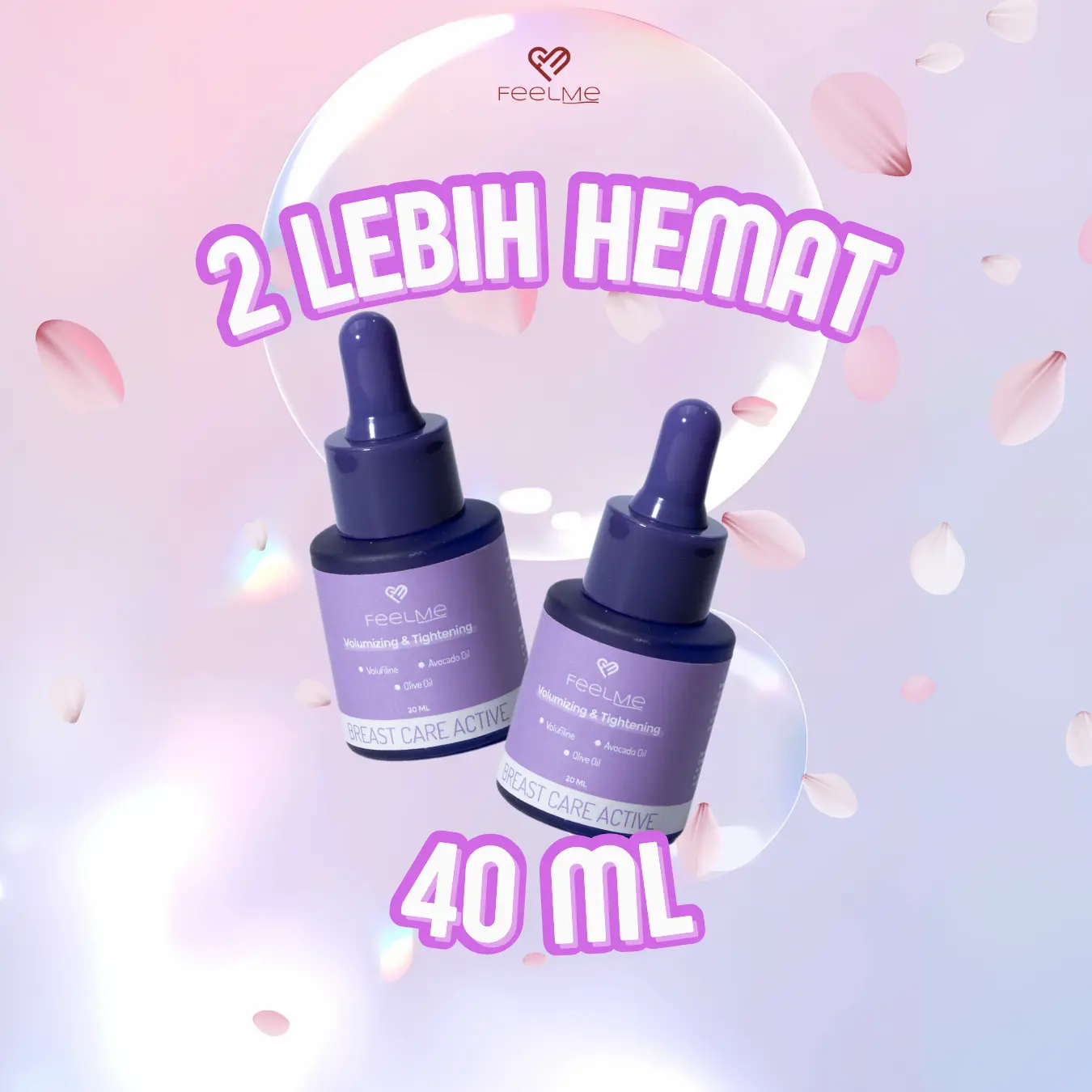 [BELI 2 LEBIH HEMAT] FEELME Bust Fit with Volufiline 2 pcs - Perawatan PD Wanita Pengencang Mengencangkan