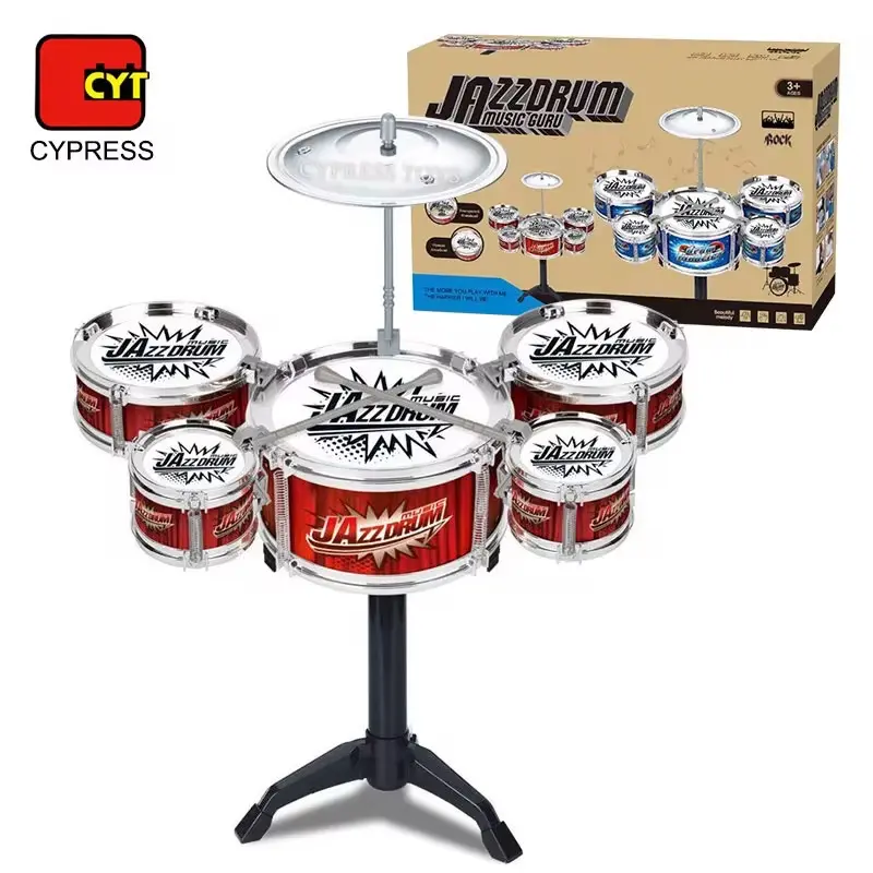( BISA COD )  Jazz Drum  - Mainan Alat Musik Anak Jazz Drum Mainan Edukatif