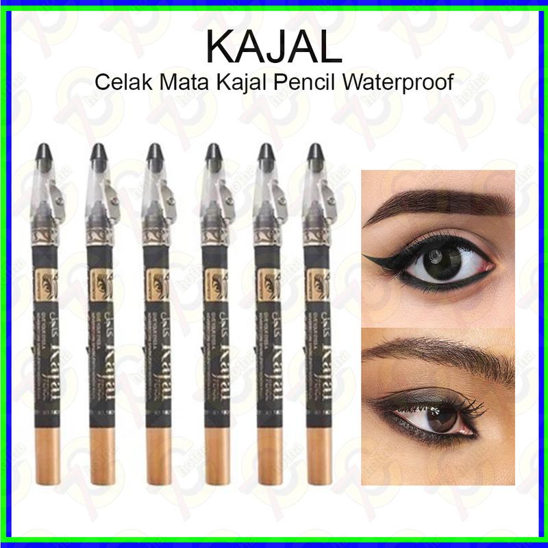 CELAK KAJAL MILAI EYELINNER WATERFPROOFNSATUAN COD Eyeliner Waterproof Pensil Kosmetik 4
