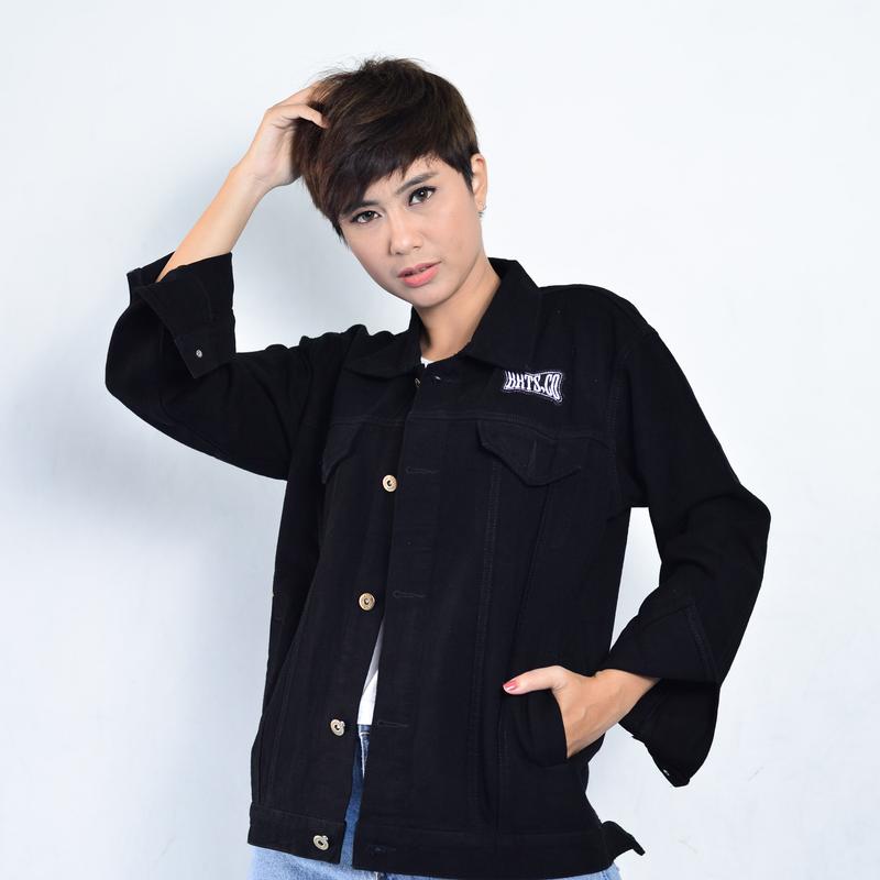 Jaket Jeans Pria Denim Jacket Distro Full Printing Motif Polos 2