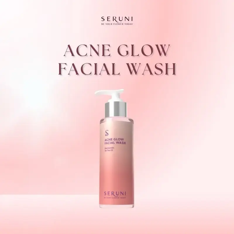 SERUNI - Satuan Seruni Acne Glow Facial Wash / Cuci Muka Acne Seruni Skincare / Membersihkan Kotoran di wajah