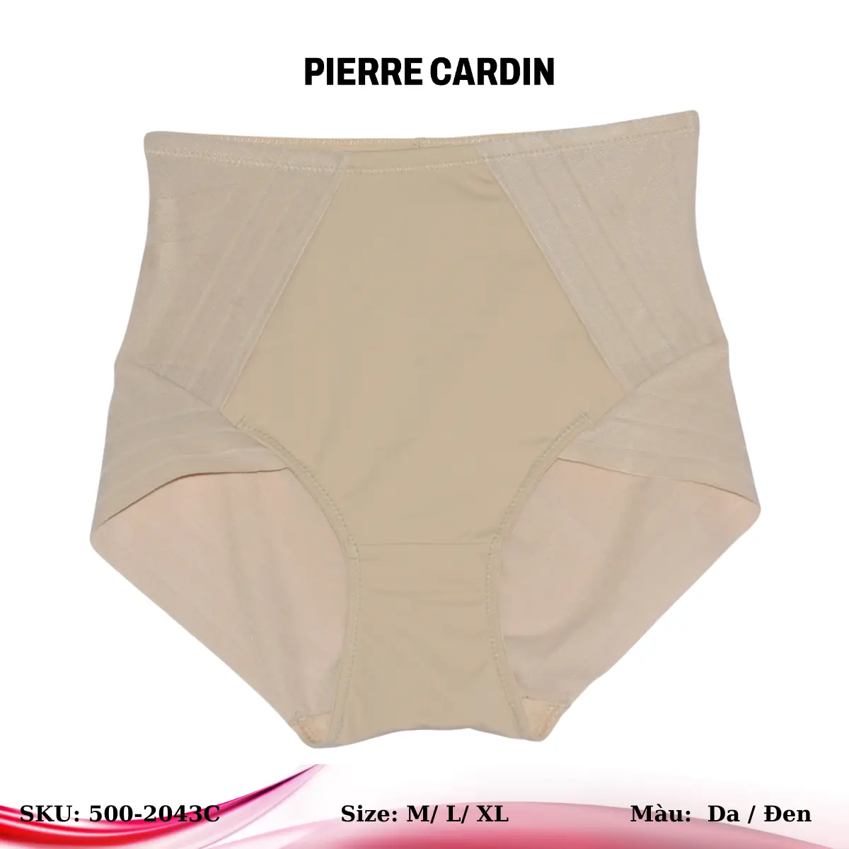 Quần lót nữ định hình 500-2043C nhãn hiệu Pierre Cardin, dạng trơn Women