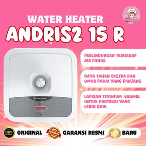 Ariston Water Heater Andris2 15 R 350W - Garansi 7 Tahun