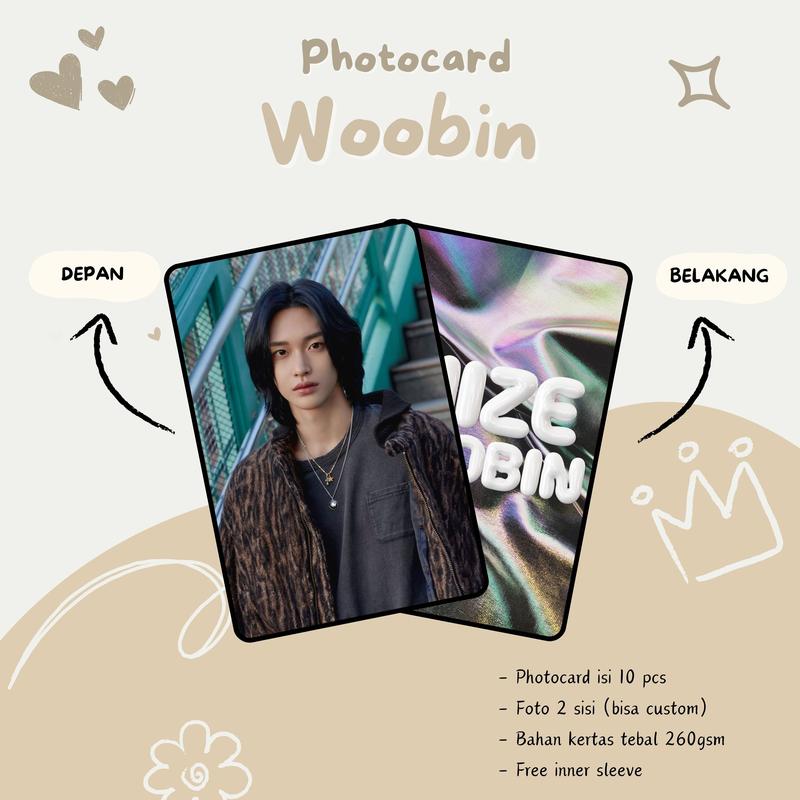 (10 PCS) PHOTOCARDS WOOBIN RIIZE 0
