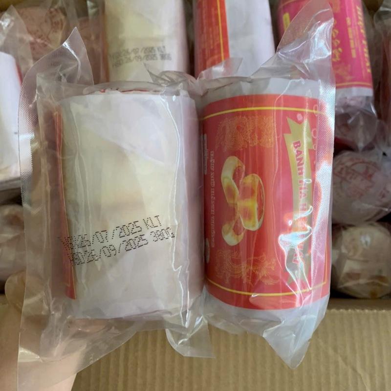 Combo 2cây bánh pía xưa gói giấy nhân mỡ hành Hiệp Phát 380g cây 4cái