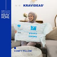 Gambar Krav Ideas Home Comfy Pillow Bantal Tidur Only Microtex Silikon - STANDAR dari Krav ideas Kota Bandung 3 Tokopedia