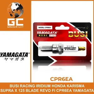 Busi racing Yamagata Iridium Power Vario Beat Genio Deluxe PCX ADV Nmax Aerox Lexi Satria FU Karisma 110 125 150 CPR6EA