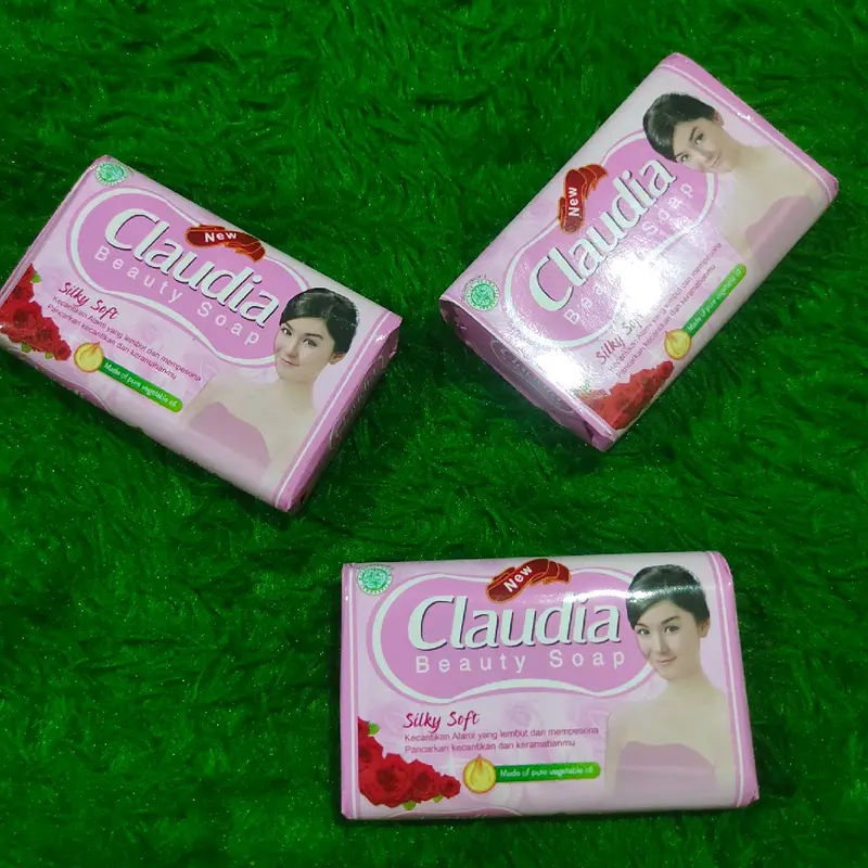 Sabun batang Claudia 60gr sabun kecantikan Soap Mencerahkan Mandi Tubuh Pencerah 4