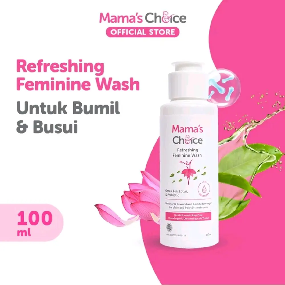 Mama's Choice Refreshing Feminine Hygiene Wash Pembersih Pewangi Area Kewanitaan Untuk Ibu Hamil & Menyusui