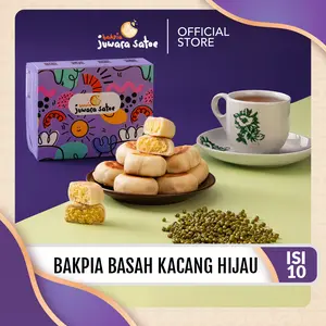 JUWARA SATOE [ ISI 10 ] BAKPIA BASAH KACANG HIJAU ORIGINAL - OLEH-OLEH KHAS JOGJA