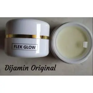 ￼Flek Glow super- krim malam pemutih / flek tebal / pencerah & efek glowing original