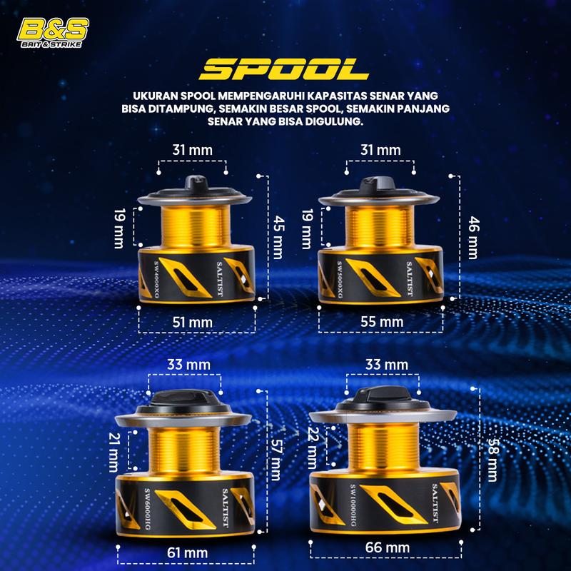 Reel Pancing SW Lurekiller SALTIST sw4000 sw5000 sw6000 sw10000