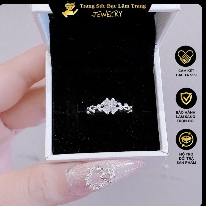Nhẫn bạc ta LTJ NJ169 trẻ trung Hàng ngày