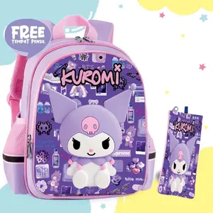 BISA (COD) BAYAR DI TEMPAT ,TAS SEKOLAH KUROMI MELLODY TK SD PAUD CEWE, TAS SEKOLAH TERLARIS, TAS SEKOLAH 2025 TAS KARAKTER Ransel Anak