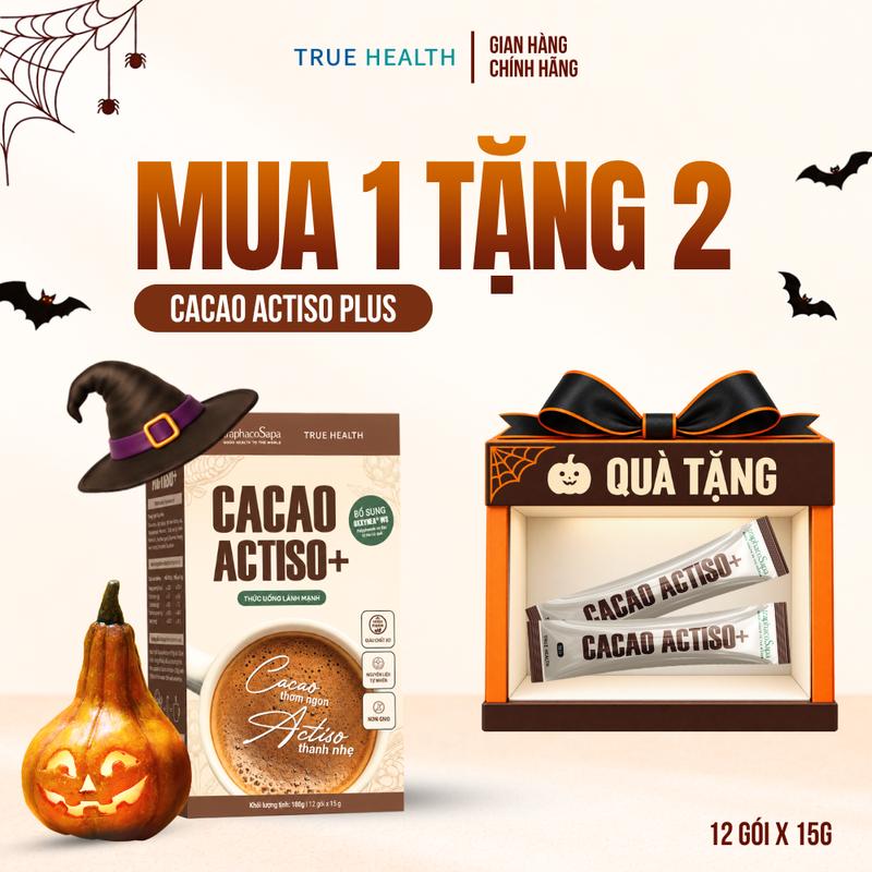 Thức Uống Cacao Actiso+ (tên cũ: Chocolate Detox Beauty) - Bổ Sung Oxxynea, Calo Thấp - Phù Hợp Với Người Ăn Kiêng, Người Muốn Cải Thiện Vóc Dáng, Làn Da