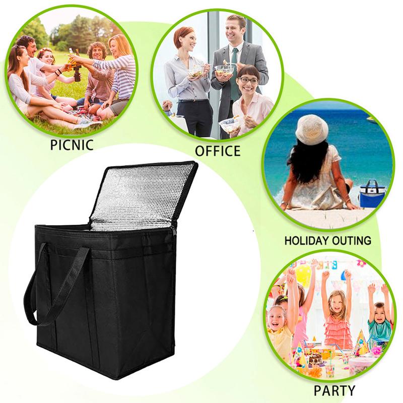 Product Introduction of Túi Dã Ngoại, Cỡ Lớn, Cách Nhiệt, Thích Hợp Đựng Bia Uống, Thực Phẩm Giữ Nhiệt, Có Tay Cầm Nhung Bag 34