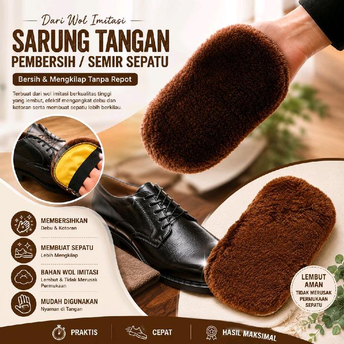 Gambar Sarung Tangan Pembersih / Semir Sepatu dari Wol Imitasi dari Ramayana Grosir Surabaya Kota Surabaya Tokopedia