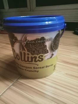 Product Review of Collins Choco Crunchy 1 kg / Collins Dip Glaze / Collins Coklat / Collins Strawberry Susu Tiramisu Green Tea Taro 1 Kg from H**r 0