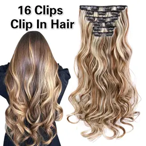 hairclip ombre curly pjg 55cm hairclip lurus ombre