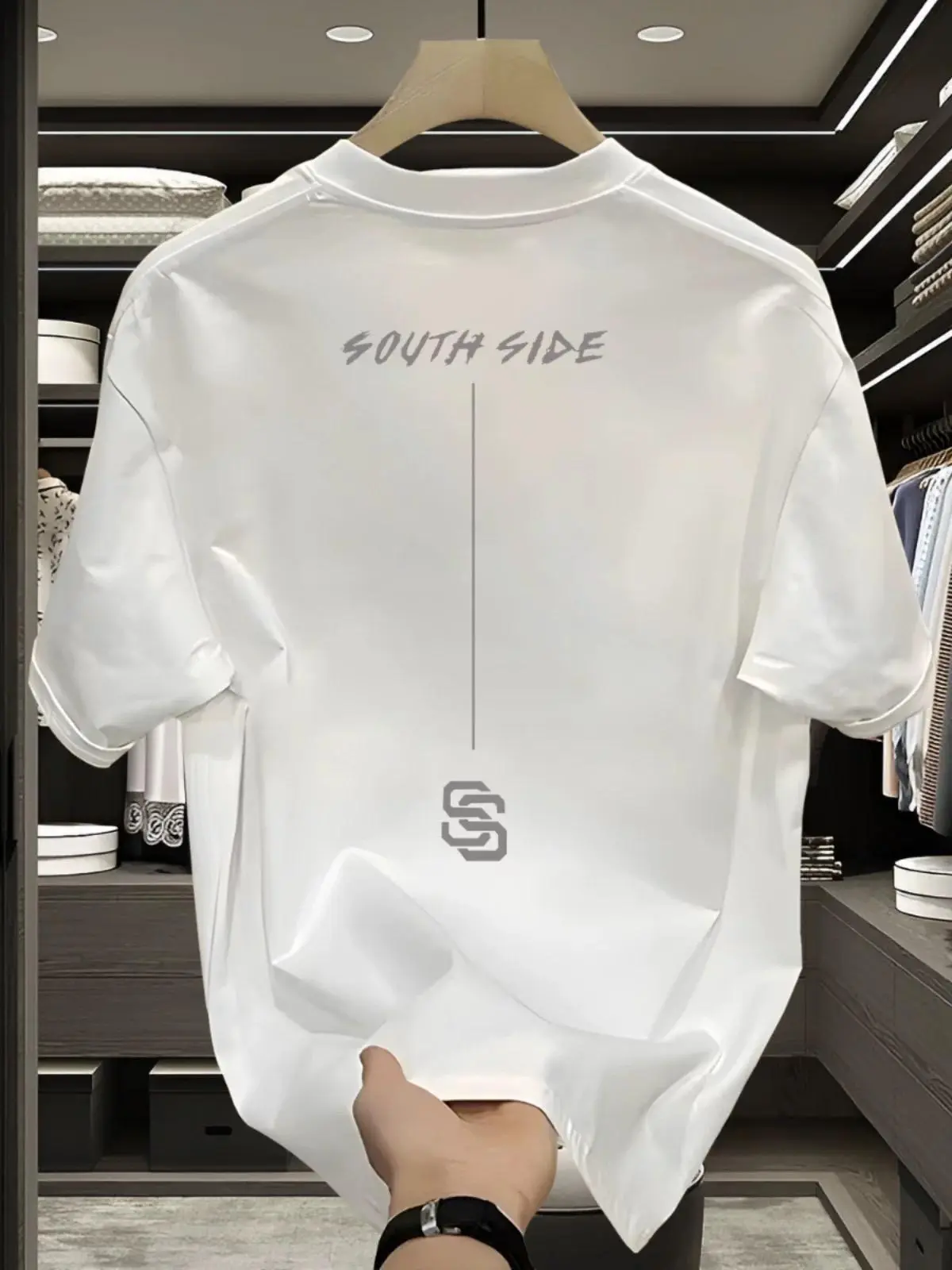 Kaos T-shirt cetak digital yang cocok untuk pria dan wanita muda tahun 2025 - Bahan nyaman