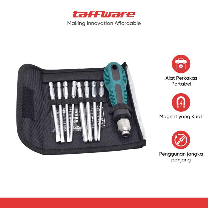 Gambar Taffware Obeng Set Reparasi Magnetic Head 9 in 1 - 2026 dari Taffware Official Store Kota Administrasi Jakarta Barat Tokopedia