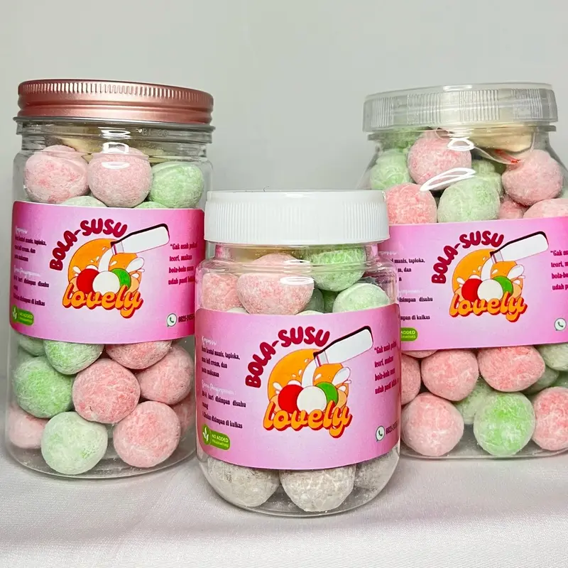 Bolsu by lovely/bolsu kaka/bolsu bandung/jajanan sehat/bolsu Candy Snack Permen Toples Cemilan 0