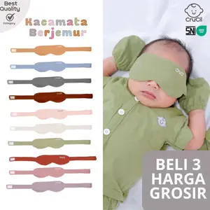 Kacamata Berjemur Bayi CruCil Factory - New Born Anak Laki-laki Perempuan - Cotton Soft Ultra Fashion
