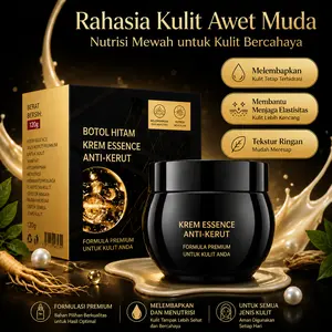 Krim Anti Aging Premium  Krem Essence Anti Kerut Untuk Wanita | Moisturizer Wajah Dengan Nutrisi Kulit & Perawatan Kulit Harian