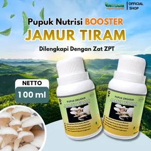 Pupuk Nutrisi Pelebat Jamur Tiram 100 ml & 1 Liter,Nutrisi untuk Jamur Tiram, Nutrisi untuk  Jamur Tiram Putih,Pupuk untuk Jamur Tiram coklat,Pupuk Zpt Untuk Jamur Alami Tanaman Daun