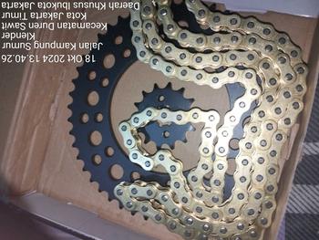 Product Review of GEAR GIR SET PAKET R15 NEW V3 V4 VIXION R XSR 155 14T 48T 428H 128L from t**o 0